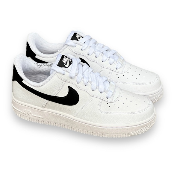 Nike Women Air Force 1 White Black Original 100% Resmi