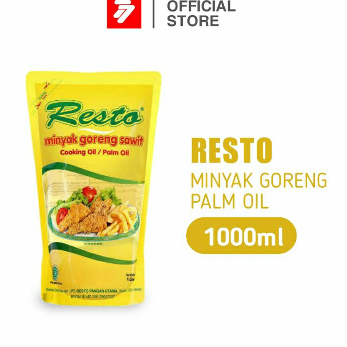 

Ready Stock Resto Minyak Goreng Premium Palm Oil Refill Pouch 1 L
