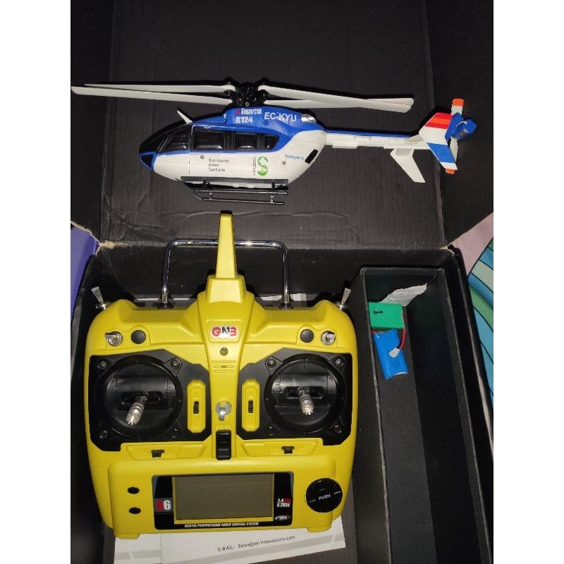 Rc Heli/Helicopter xk k124 6channel RTF