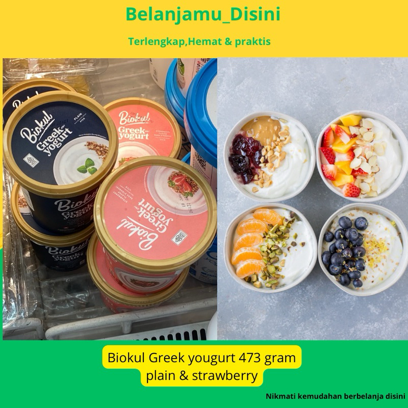 

Khusus Instan/Biokul Greek Yougurt 473 Gram