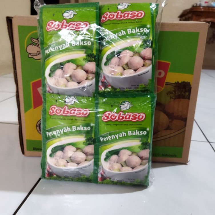 

Harga Promo Tepung Perenyah Bakso Sobaso 20gr (1 Dus isi 120 pcs)