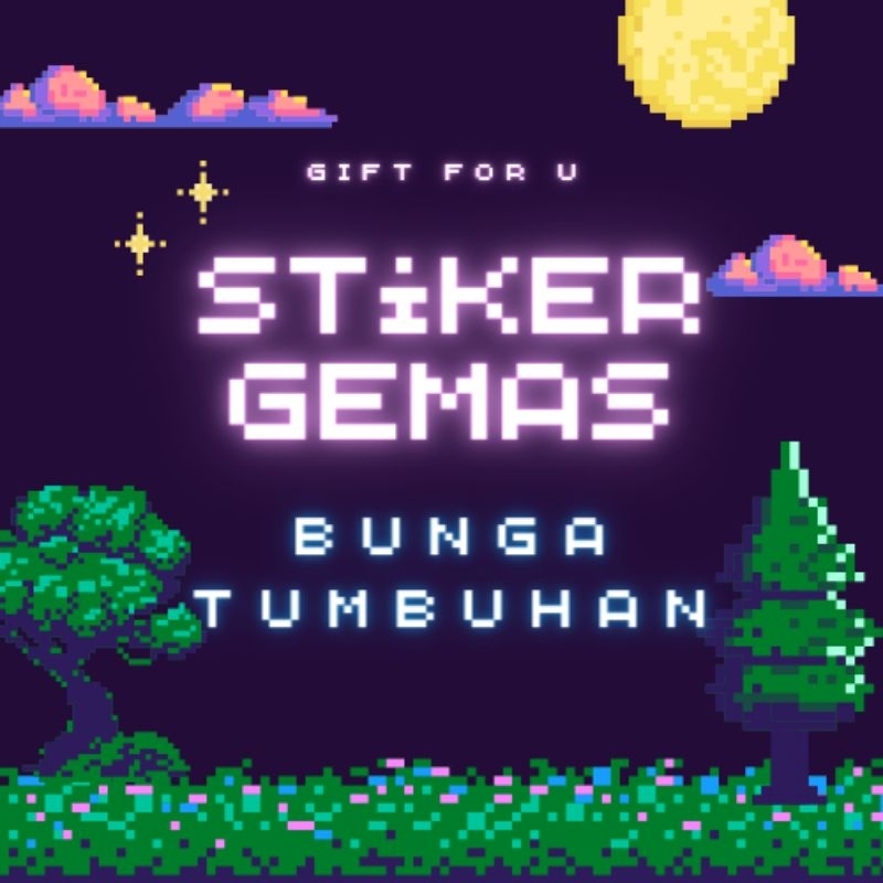 

Stiker Pixel Art (isi 50) | Bunga & Tumbuhan