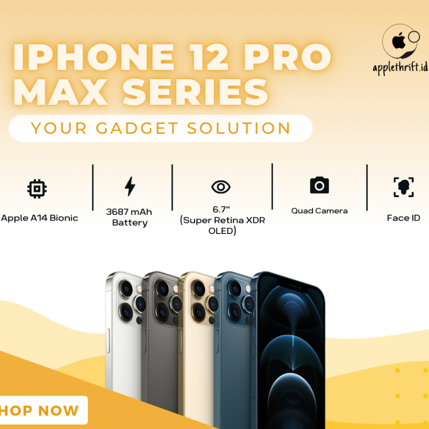 Iphone 12 Pro Max 128GB-256GB Original
