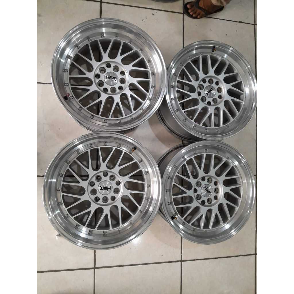 Velg Mobil Bekas HSR PADDOCK Ring 17 Lubang Baut 5x100 5x114,3