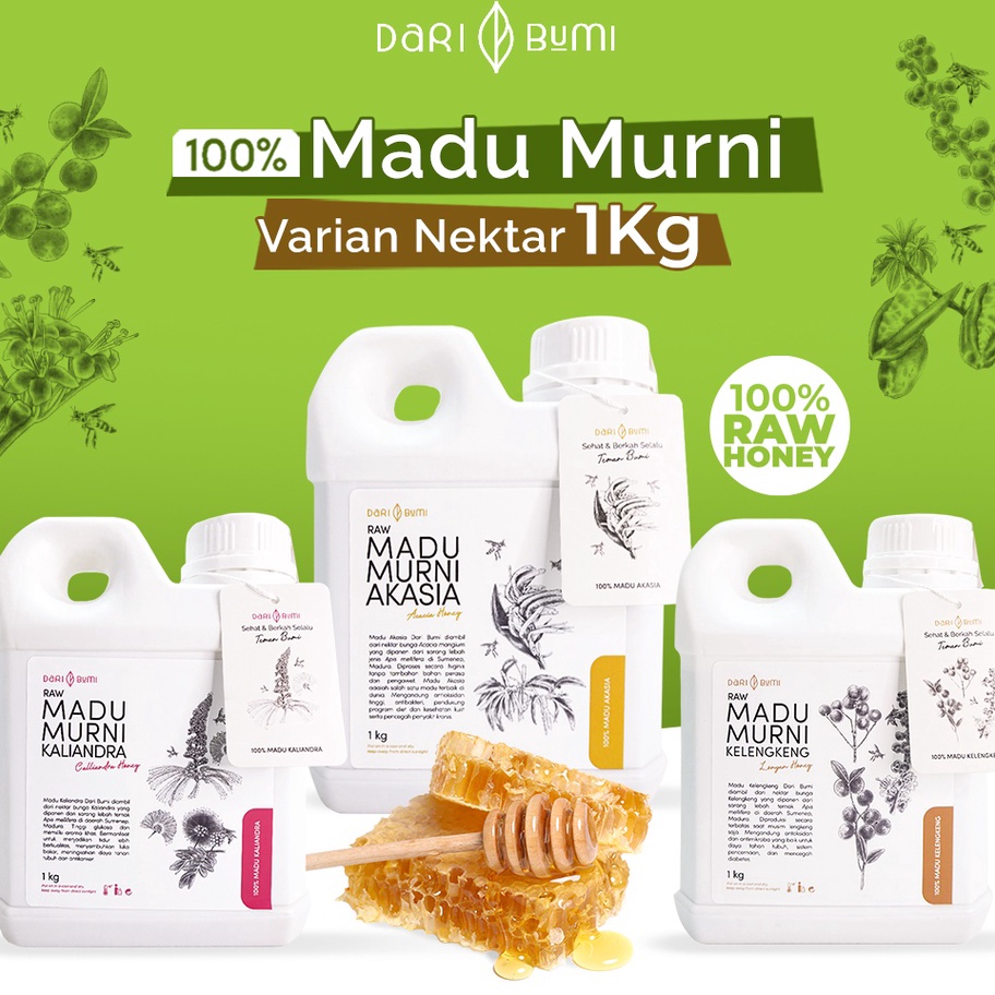 

Hot Sale Dari Bumi Madu Murni 1kg Varian Raw Honey Asli