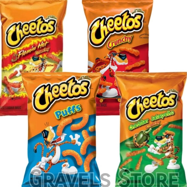 

Promo [BIG SIZE] Cheetos Crunchy Cheese Snack ALL VARIAN - Puffs / Flamin Hot / Jalapeno Crunchy Cheese Snacks