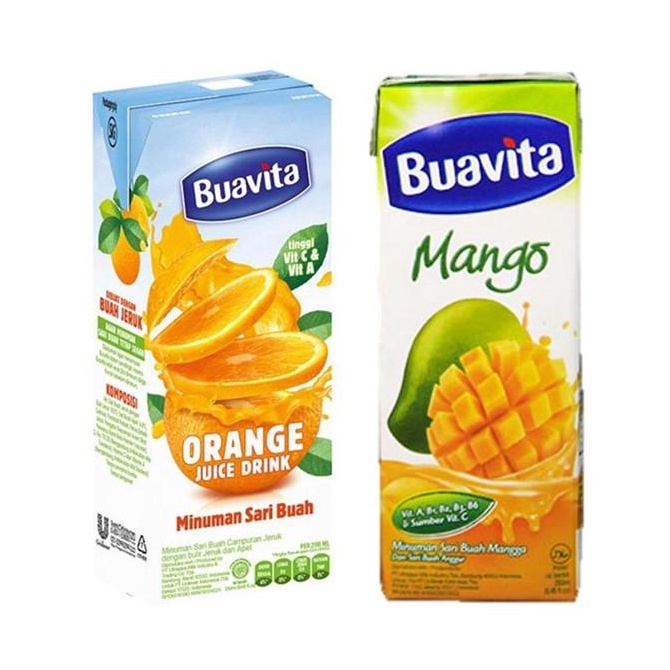 

Laris Buavita Orange 250 ml + Buavita Mango 250 ml