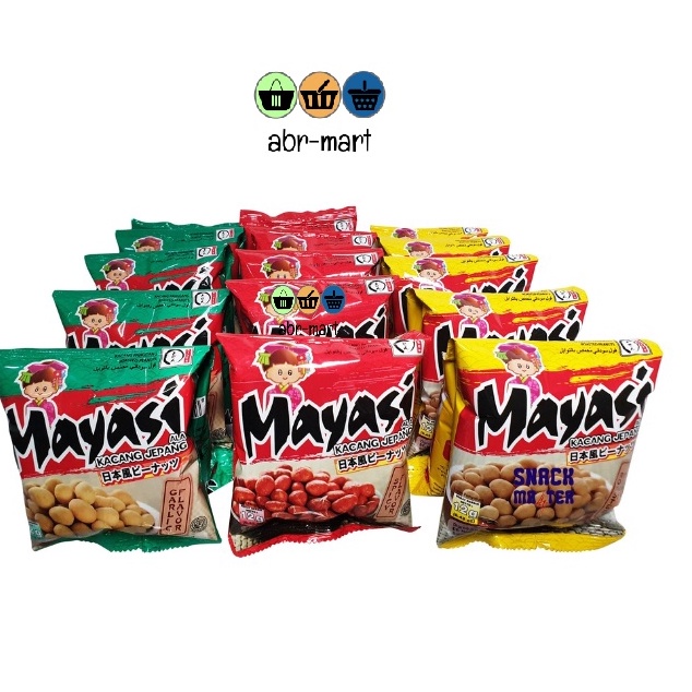 

Paling Popular MAYASI KACANG JEPANG RENCENG 10 BKS x 23 GR