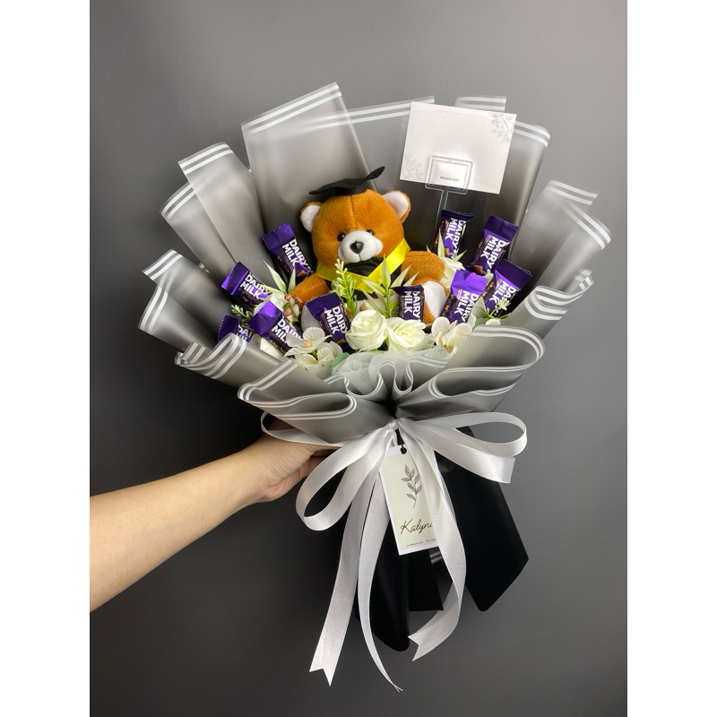 Bouquet coklat mini | Buket bunga | Buket coklat | Bouquet diary milk | Valentine