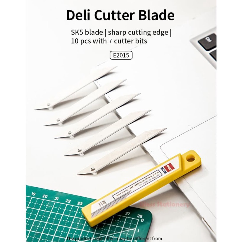 

Produk Keren Deli isi cutter 30 derajat isi ulang cuter runcing Refill Cutter Blade 30 Degree - E2015 ➸➚✣