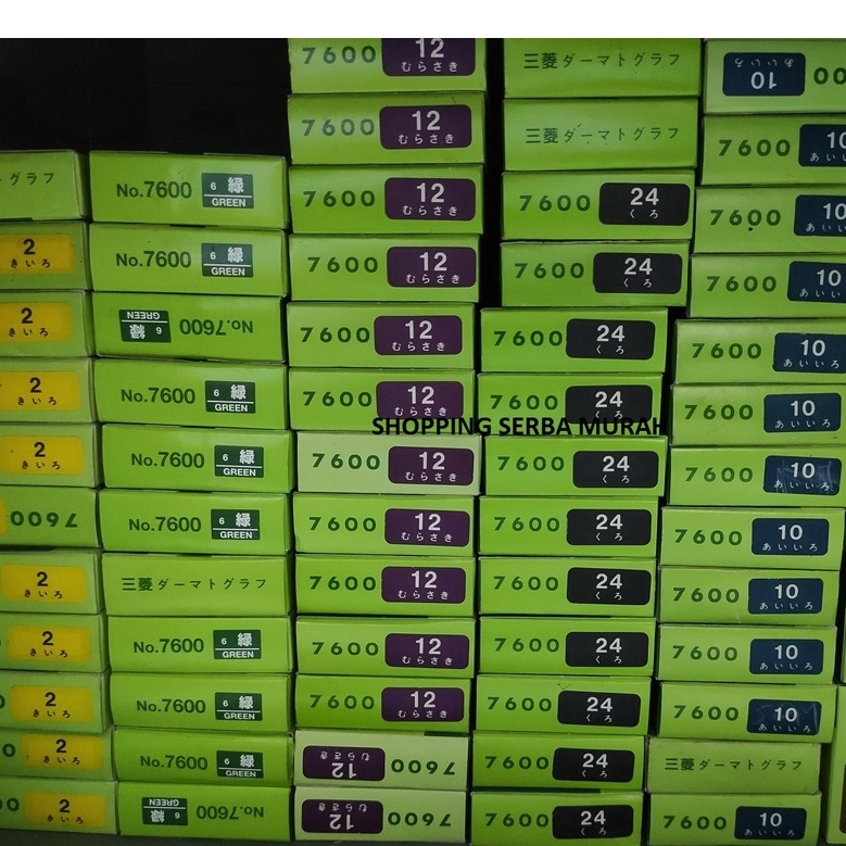 

Bestseller Pensil Dermatograph / Pensil Kaca Mitsubishi Semua Warna ➙➼✦❃