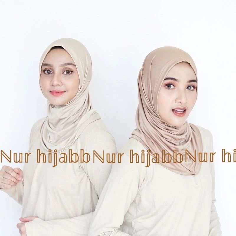 Bergo sport siria/Bergo sport non pet / Hijab instant / Hijab sporty Olah raga Spandek Bergo Polos n