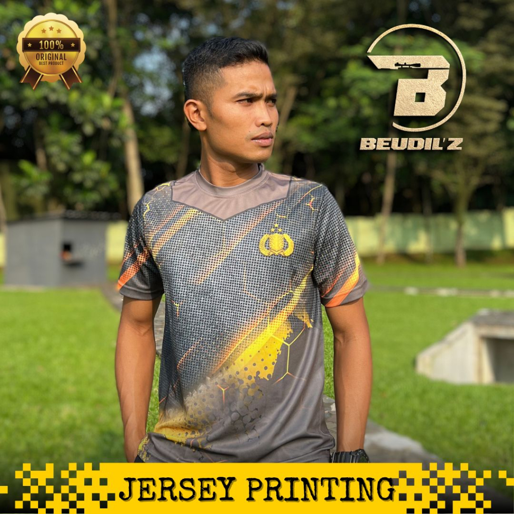 Jersey/kaos printing polisi polri original/jersey daleman seragam polisi/kaos olahraga