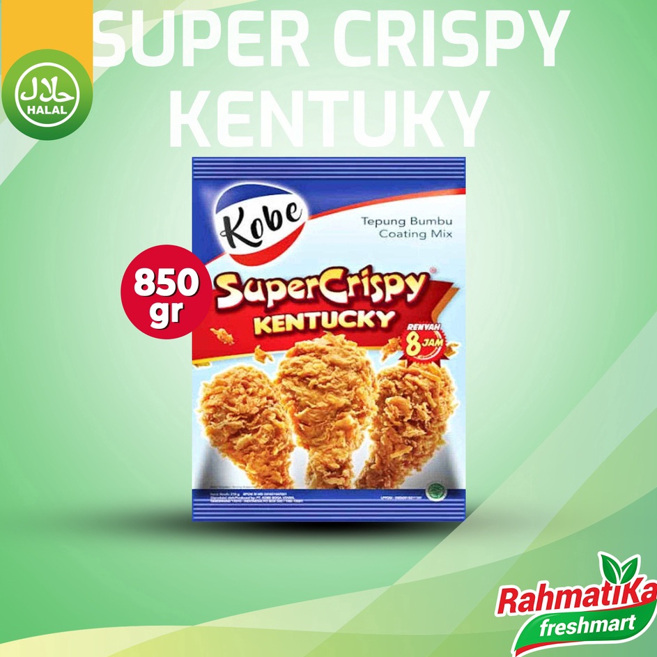 

Murah Banget Kobe Tepung Bumbu Super Crispy Kentucky 850 gram