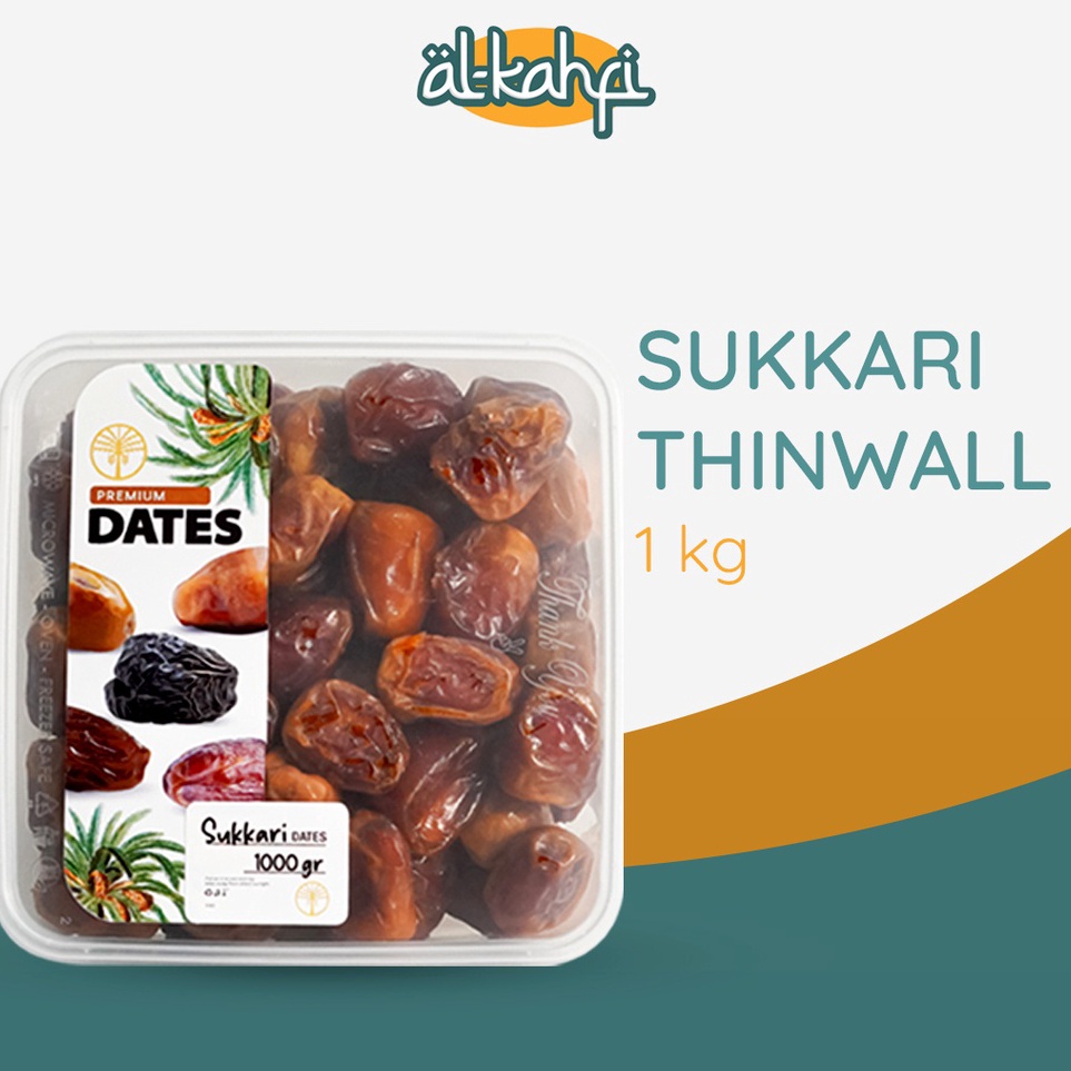 

Terlaris Kurma Sukari 1 Kg Thinwall Kurma Raja Premium Original