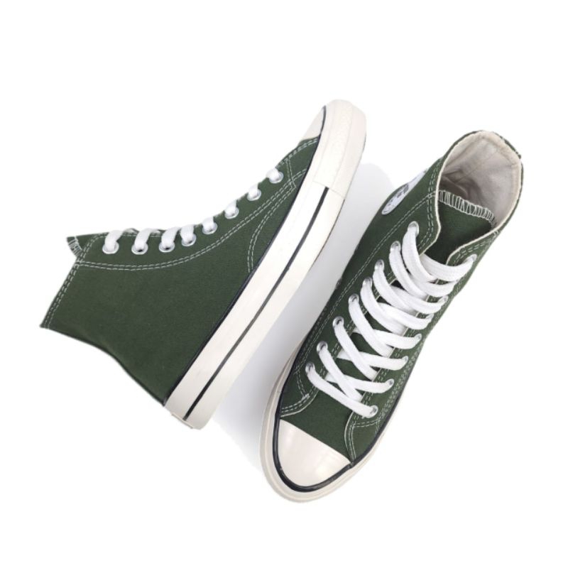 Sepatu Converse 70s HI Green Herbal / Converse 70s High Green Herbal / Sepatu 70s Tinggi Premium Ter