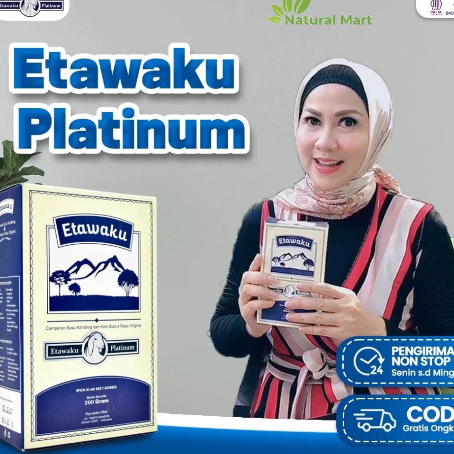 

Readystock Etawaku Platinum - Susu Kambing Etawa & Krimer Nabati Isi 200gr Natural_mart