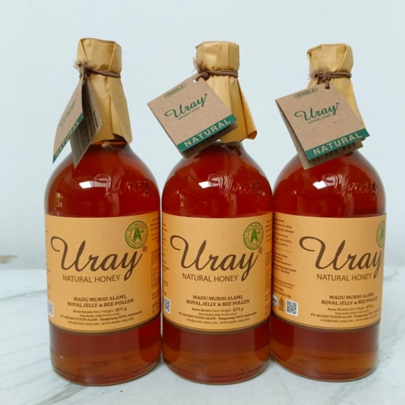 

Uray Natural Honey Grade A 875gr/Madu uray murni alami 100% Grade A