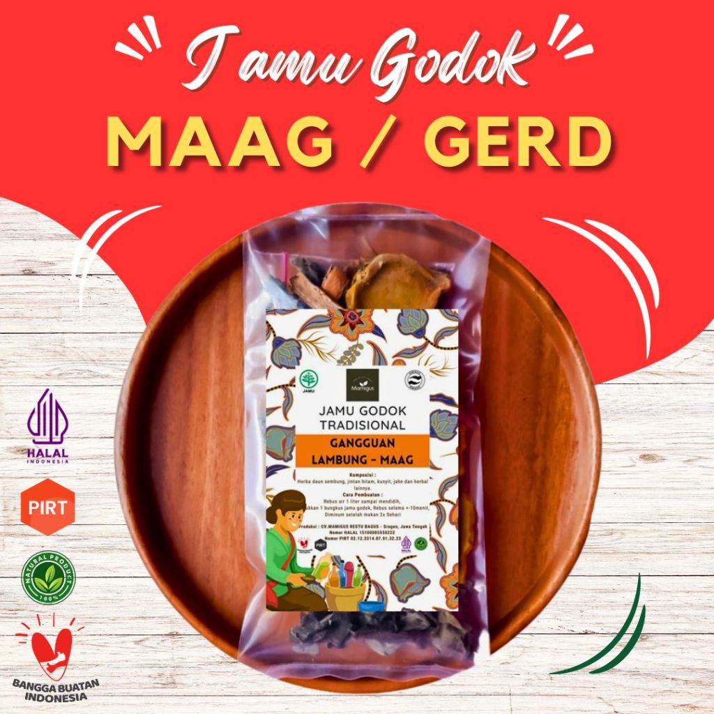 

Jamu Godog / Godok / Rebus Maag Gerd (Gangguan Lambung)