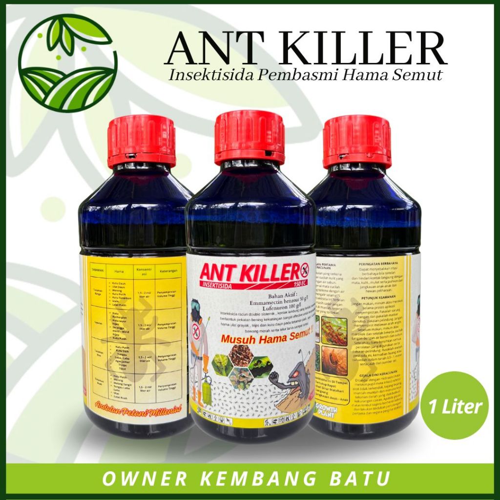 ANT KlLLER Insektisida 150 EC 1 Liter Mengatasi Hama Semut Bandel Tanaman Anggrek