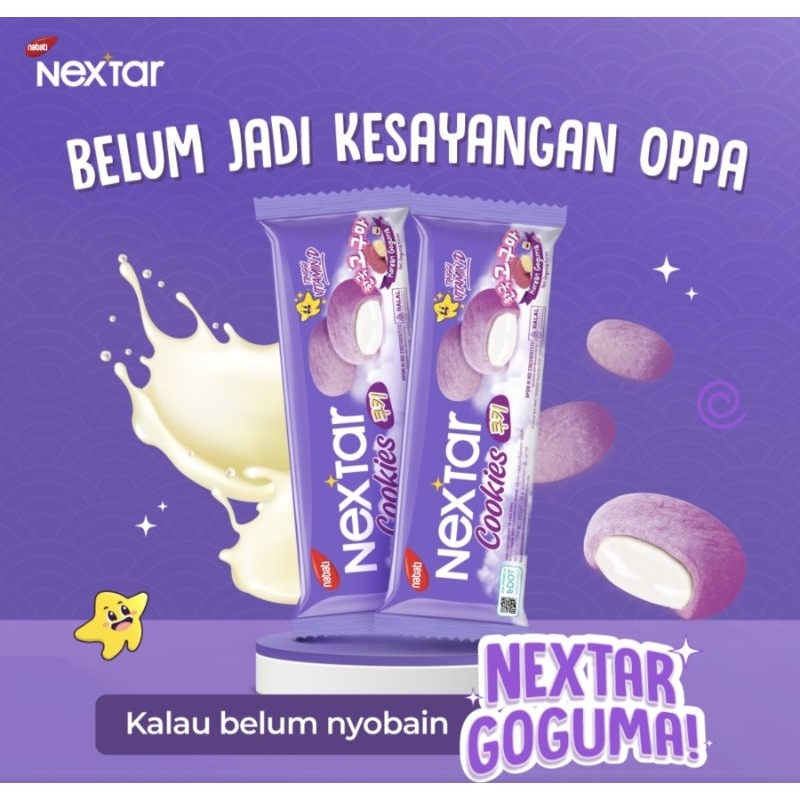 

Nabati Nextar Korean Goguma Cookies Perbox isi 10