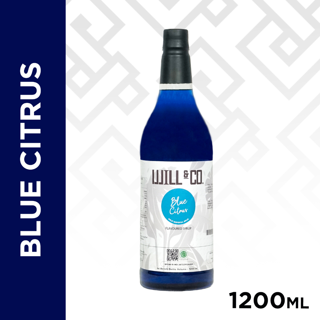 

Sirup Blue Citrus Premium Will&Co 1.2 Liter Curacao orange