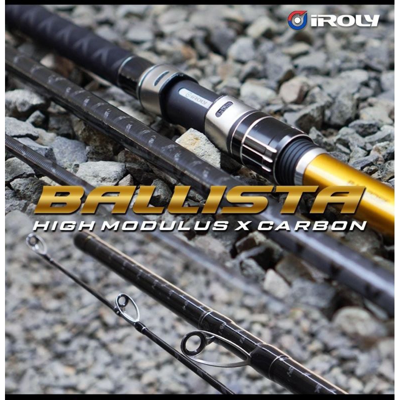 Joran Surf Sambung 3 Iroly Ballista High Modulus X Carbon Blank 390/420/450