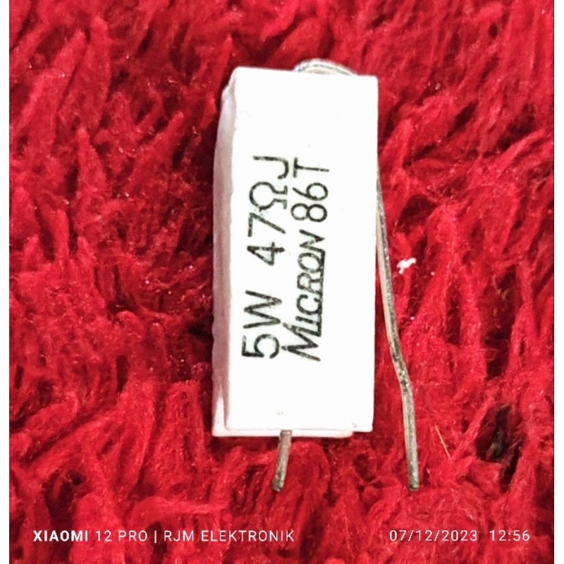 resistor 47 ohm 5 watt