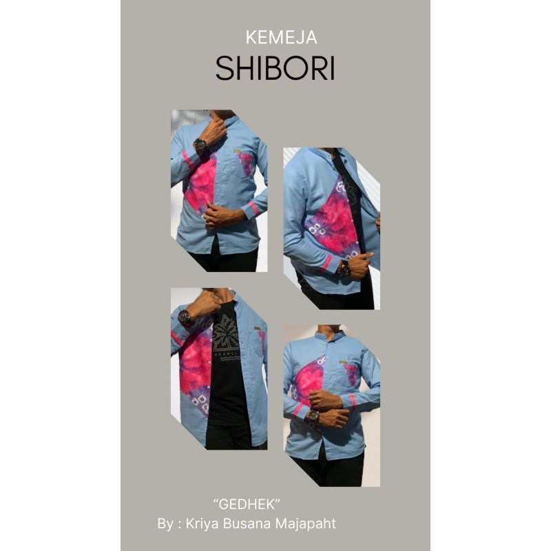 Kemeja Shibori Pria