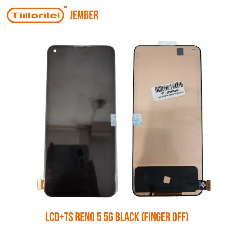 LCD+TS OPPO RENO 5 5G BLACK (FINGER OFF)