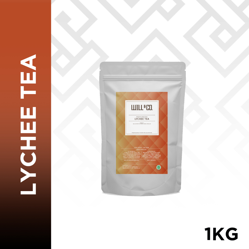 

Bubuk Minuman Lychee Tea Premium Powder Will&Co 1kg