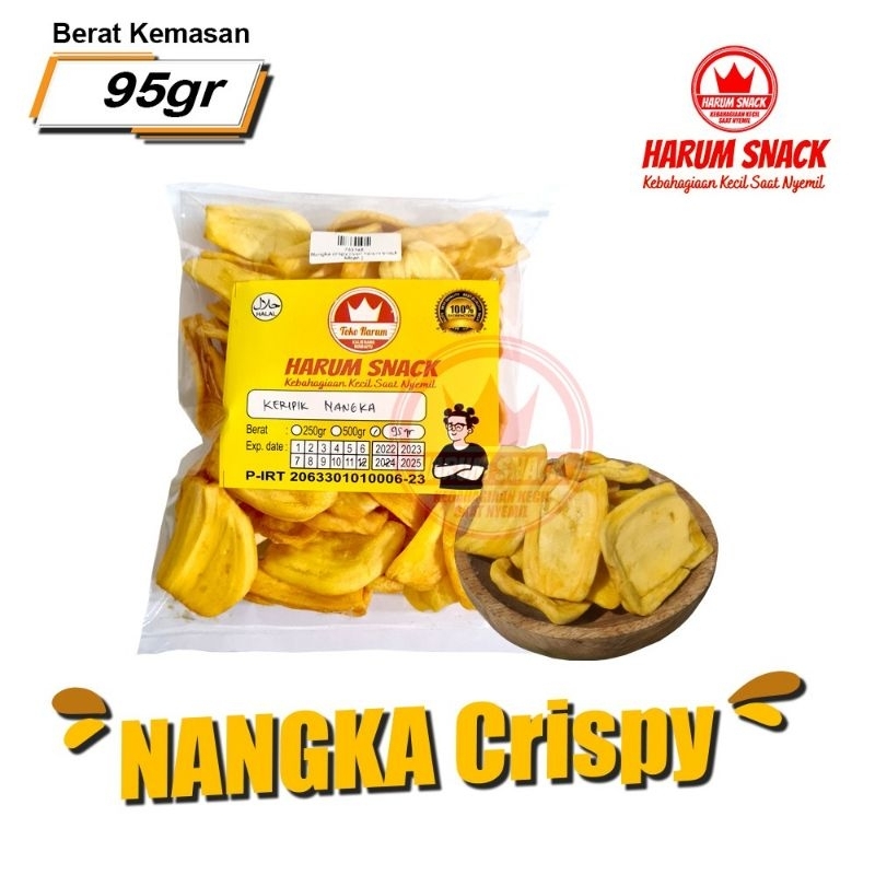 

KERIPIK NANGKA CRISPY 95 gram [Harum Snack Official]