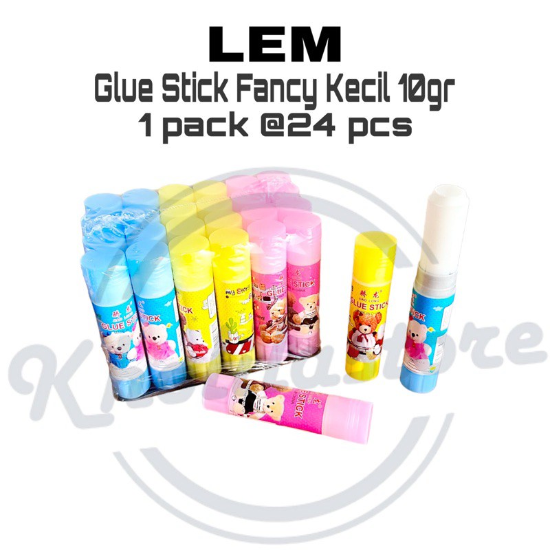 

(24 pcs) Lem Stik Fancy Glue Stick Kecil 10gr