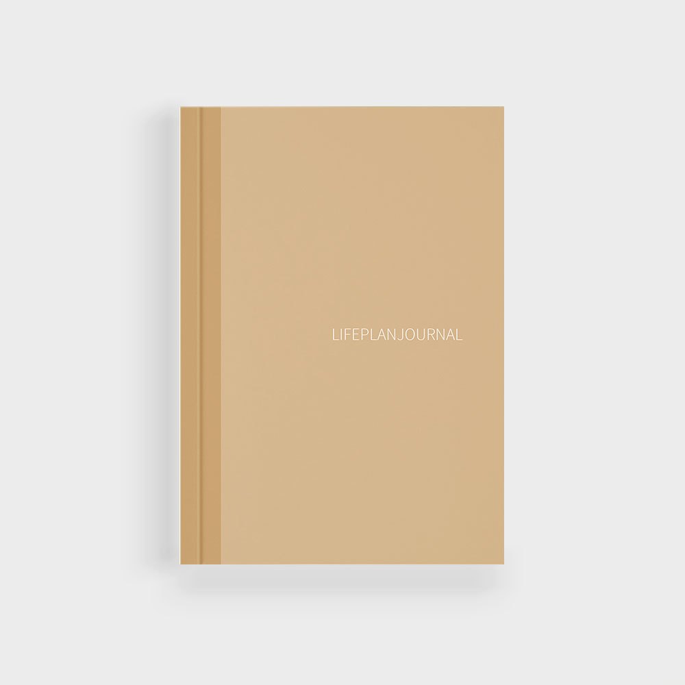 

Life Plan Journal - Plain Notebook/Blank Journal A6 + Free Transparent Sleeve