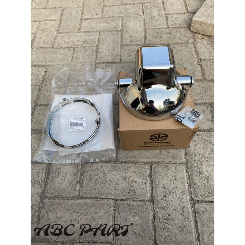 batok lampu depan ninja ss lampu depan ninja ss r sett ring batok original kawasaki