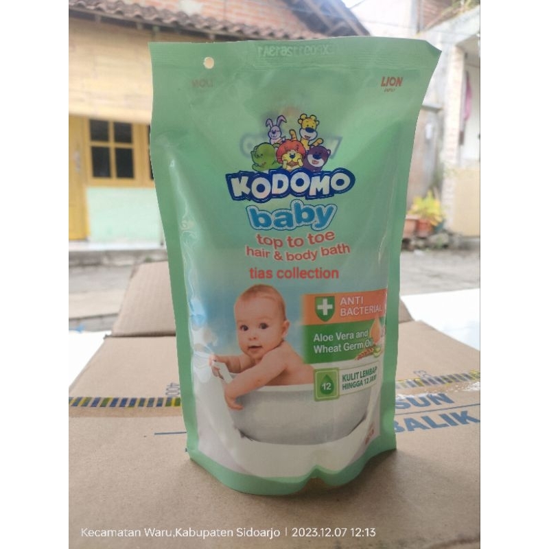 Kodomo Baby top to toe hair &amp; body bath 450ml