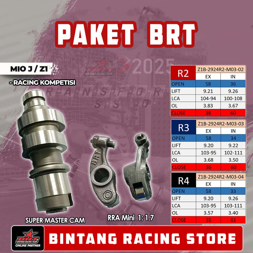 Noken As BRT Yamaha Mio J - Jupiter Z1 RRA Type R Racing Kompetisi