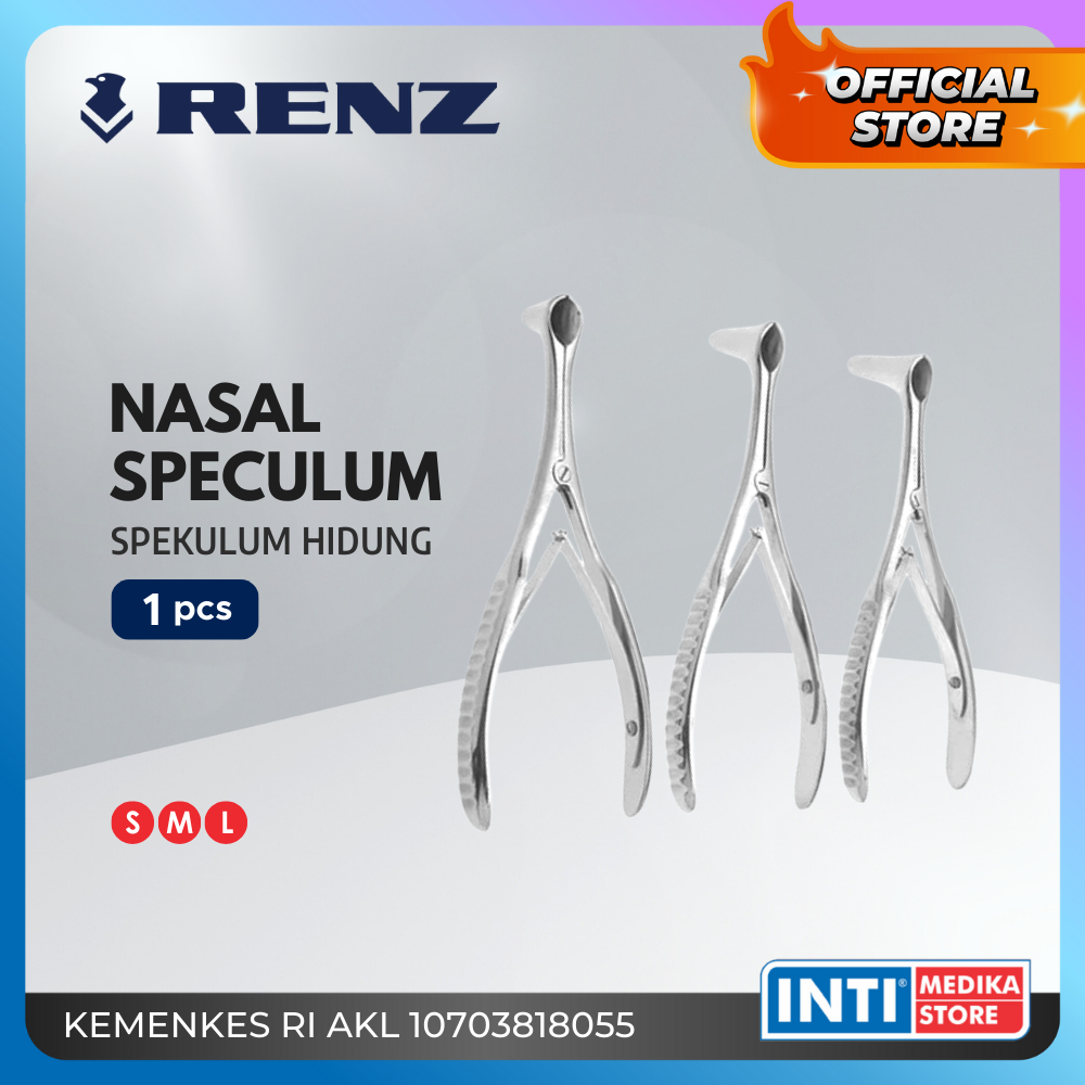 RENZ - Speculum Nasal Hidung | Stainless Steel Klem Spekulum THT