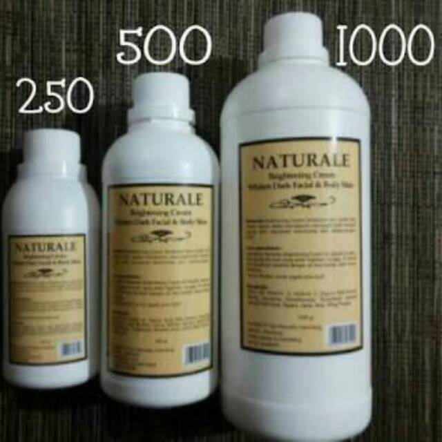 1000 Gr - NATURALE BLEACHING CREAM - Bleaching Badan BPOM Naturale Brightening Cream