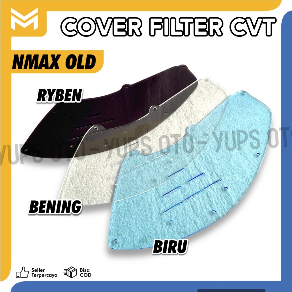 COVER FILTER UDARA AKRILIK NMAX LAMA TAHUN 2015 2016 2017 2018 2019 NMAX 155 CONNECTED TUTUP FILTER 