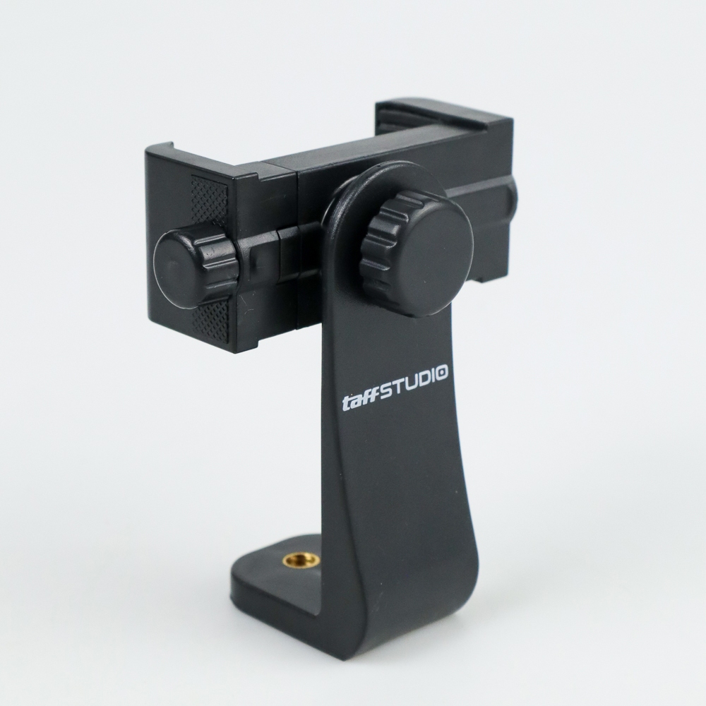 TaffSTUDIO Universal Smartphone Clamp 1/4 Screw Mount - C4 - Black