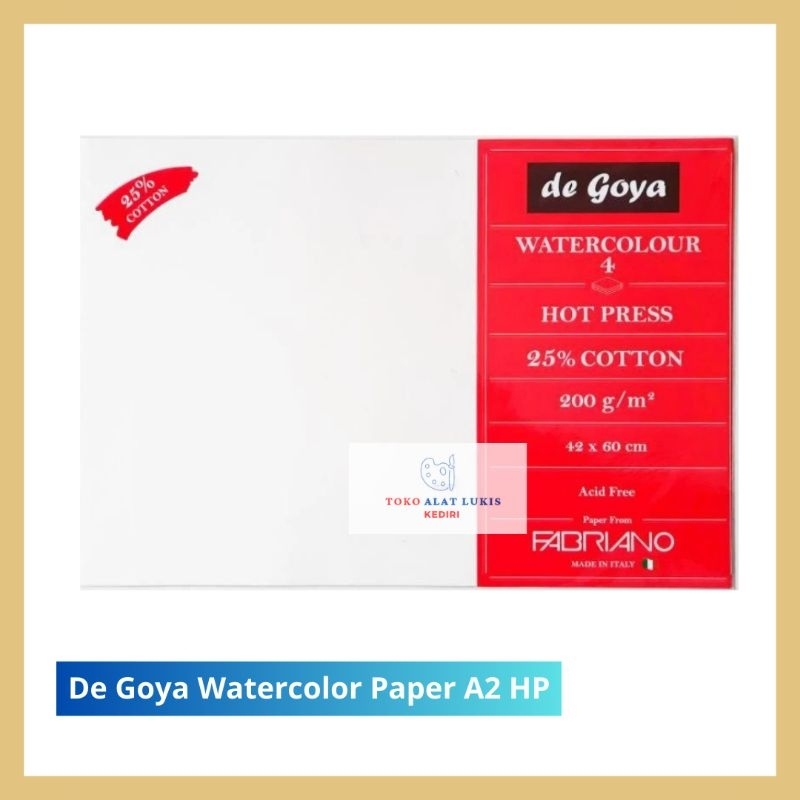 

De Goya Watercolor Paper A2 200gsm / Kertas Cat Air