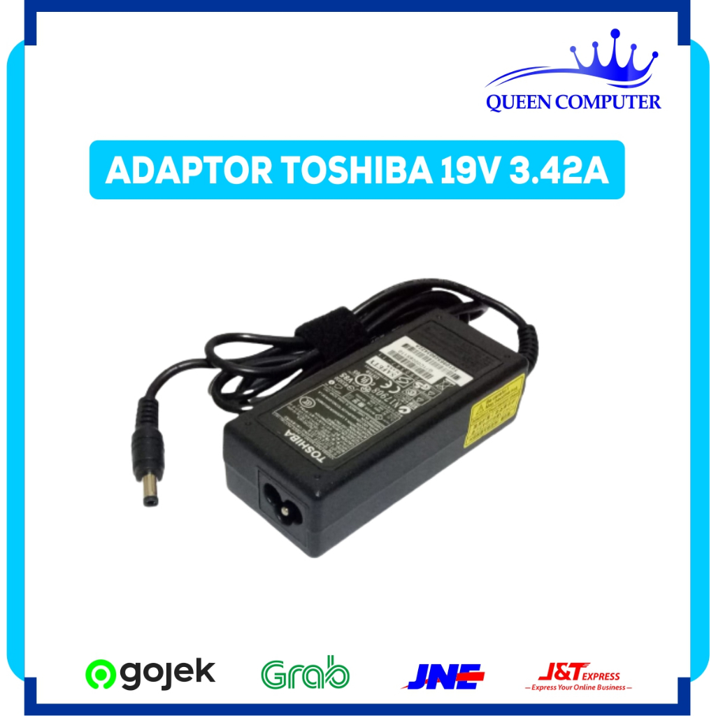Adaptor Charger Toshiba C800 C800D C840 C840D C850 19V 3.42A ORIGINAL