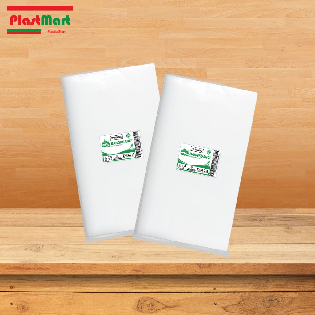 Plastik PP Bening Bangkuang 80 mic