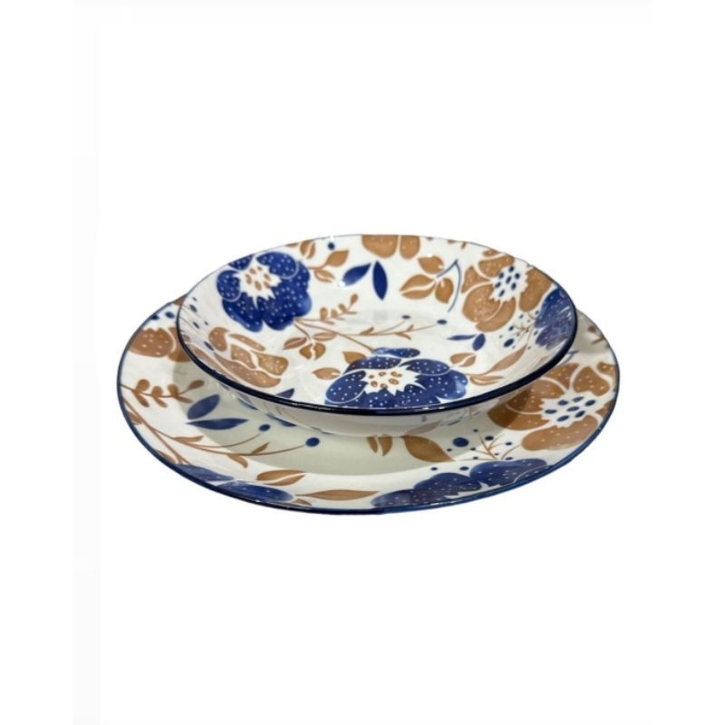 Piring Keramik Motif Corn Puppy Hokita Mangkok Keramik