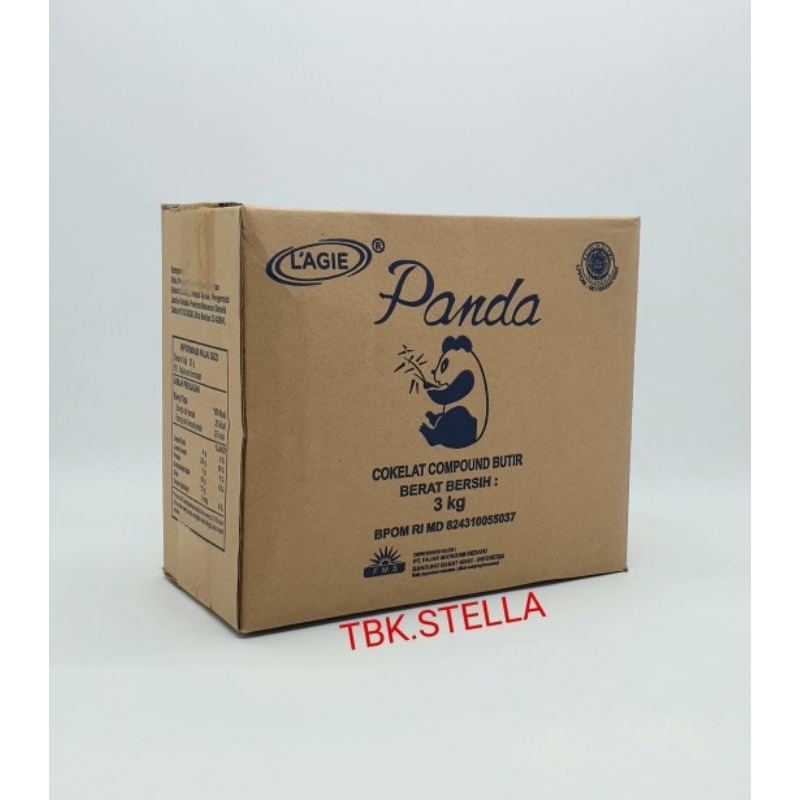 

MESES LAGIE PANDA COKLAT BUTIR 3 KG