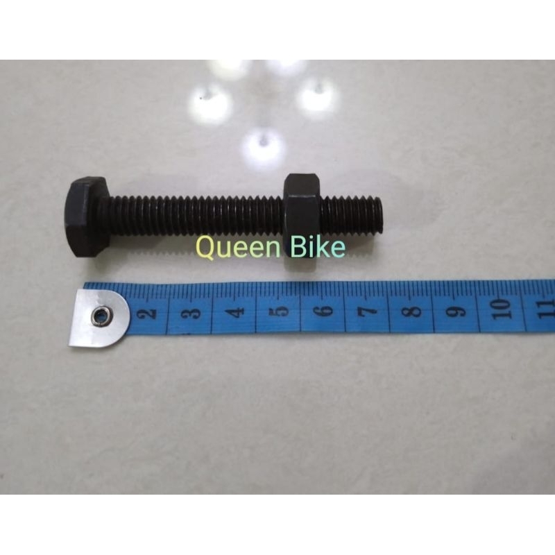 Mur Baut 17 Baut Per Becak Panjang Drat Kasar (JIS 3/8x2 1/2)