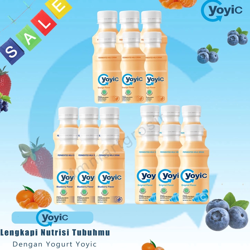 

[COD YH72] YOYIC MINUMAN SUSU FERMENTASI 130ML / 6PCS 37