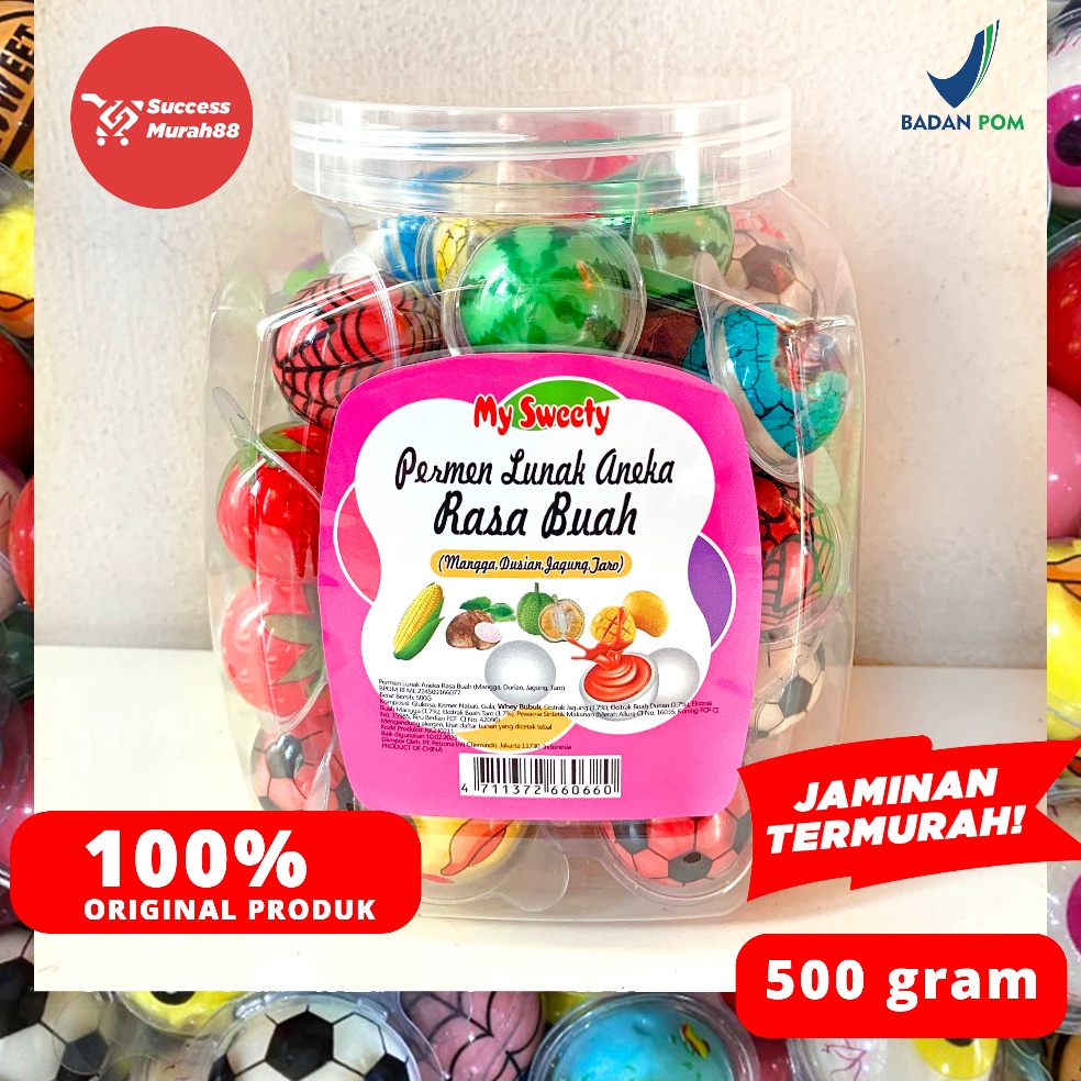 

[Produk KU52] PERMEN LUNAK 50PCS VIRAL TIKTOK MY SWEETY ANEKA RASA BUAH ch7uu