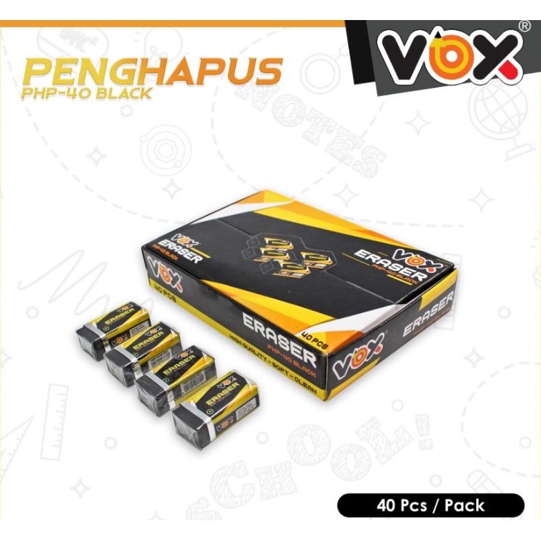 

!!6BK (40pc) PENGHAPUS PENSIL UKURAN KECIL MURAH / STIP HITAM / HAPUSAN PELANGI 54